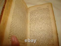 Antique Rare 1813 Practical Godliness Leather Christian Book Alexander Proudfit