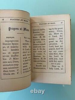 Antique Rare 1896 The Key of Heaven, Celluloid Prayer Book