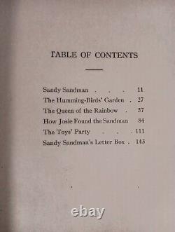 Antique Rare 1917 Children's Book SANDY SANDMAN by Clara Lee Summers P2