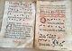 Antique Rare Big Antiphonal 2 Leafs Double Sided Sheets Vellum 16th Century