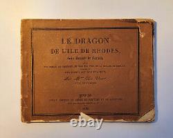 Antique Rare Book, Le Dragon de l'ile de Rhodes, 1829, Greece