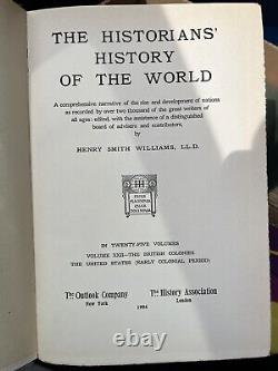 Antique Rare Book Lot 11 Volumes THE HISTORIANS HISTORY OF THE WORLD Cool