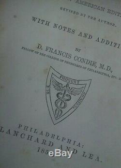 Antique Rare Book Medicine Medical Women's Gynecology 1800's Diseases