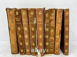 Antique Rare Charles Dickens Books 1900's Lot of 9
