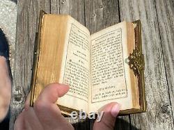 Antique Rare Old German Catholic Prayer Book Christians Ave Maria