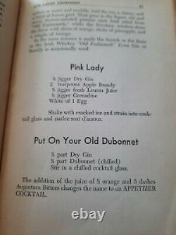Antique Rare book Crosby Gaige Cocktail Guide and Ladies companion circa 1946
