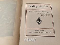 Antique Rudyard Kipling Novel Book Set First Editions Collection Vintage