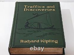 Antique Rudyard Kipling Novel Book Set First Editions Collection Vintage