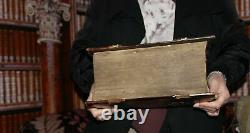 Antique Russian Slavonic Bible Old Believer Book Eye of Church Printed 1644 RARE