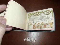 Antique Santa Autograph Book 1886 RARE EUC Night Before Christmas