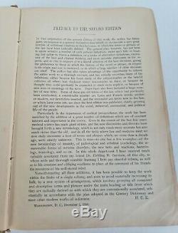 Antique Second Edition Black's Law Dictionary, very rare edition