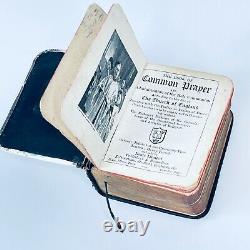 Antique Silver Mounted Common Prayer Book Oxford Press Church of England Rare