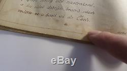 Antique Svetelka Slovenia 1917 WW 1 War Diary Book Rare Soldiers Army