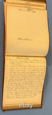 Antique T. P. Bateman Book 1855 -Receipts Book Handwritten Notes Taxation RARE