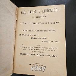 Antique The Catholic Educator Book Thomas Kelly 1888 RARE Possible 1st Edition