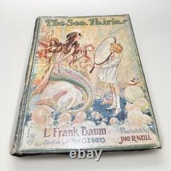 Antique The Sea Fairies by L. Frank Baum, 1911 Color Plates Rare Early Printing