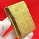 Antique Trench Art Petrol Lighter Ww1 Poilus Book Militaria Rare