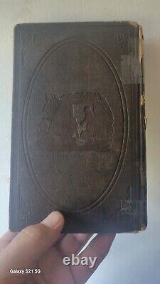 Antique Uncle Tom's Cabin Hardcover Book Volume 2 Dated 1852 VERY RARE