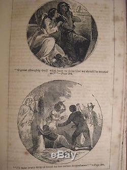 Antique Uncle Tom's Cabin Stowe Rare Early Illustrated Edt USA Slavery CIVIL War