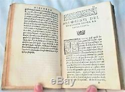 Antique Vellum 1560 Le Rime di 1st Edition Italy Luca Contile Poems Rare Book