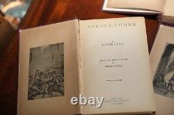 Antique Victor Hugo Book Set (5 Volumes) Hurst & Company, Rare Collectible