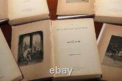 Antique Victor Hugo Book Set (5 Volumes) Hurst & Company, Rare Collectible