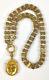 Antique Victorian Rose Gf Book Chain Necklace Gold Front Locket Rare Evn102gf