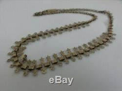 Antique Victorian Very Rare Gold Filled GF/RGP BOOKCHAIN Necklace Book Chain
