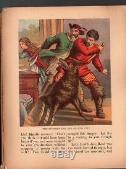 Antique Vintage Little Red Riding Hood Book. Mcloughlin Bros. Very Rare