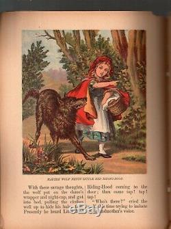 Antique Vintage Little Red Riding Hood Book. Mcloughlin Bros. Very Rare