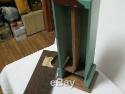 Antique Wooden 1 Cent 2 Book Matches Machine, Found In Old Estate, Rare, Working