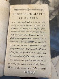Antique book 1797 Epitres et Evangiles des Dimanches Antiquary collection rarity