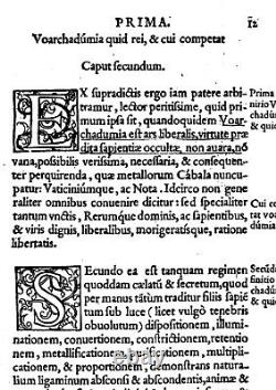 Antique book alchemy cabalistic magic occult grimoire latin language manuscript