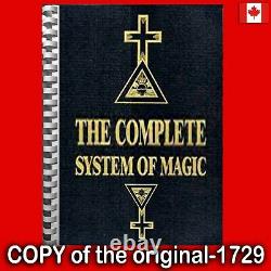Antique book complete system of magic witchcraft rare occult grimoire esoteric