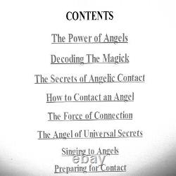 Antique book holy angels magick magic esoteric witch occult grimoire witchcraft