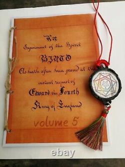 Antique book occult black magic manuscript grimoire handwritten occultism magick