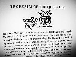 Antique book occult black magic rare esoteric manuscript cabalistic qliphoth art