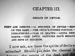 Antique book occult black magic rare esoteric manuscript satanic grimoire devil