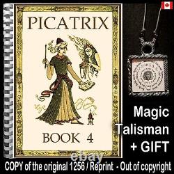 Antique book occult magic picatrix talisman mystical witchcraft practical manual