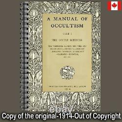 Antique book occult magic rare esoteric manuscript occultism witchcraft manual 1