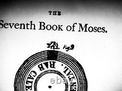 Antique book of moses magical jewish kabbalistic old testament occult bible rare