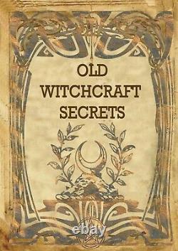 Antique book white black magic grimoire occult esoteric pagan witchcraft secrets