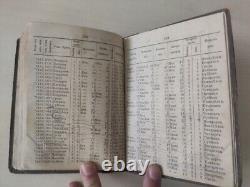 Antique church book Complete Saints calendar Russian Empire Moscow 1884 rare