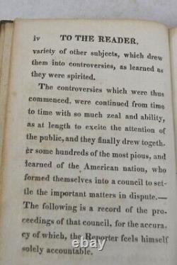 Antique rare Christrian book 1817 The Trial of Episcopacy 1st edition original