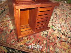 Antque RARE and nice L&jG STICKLEY book/ table cabinet w5623 arts and crafts