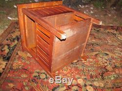 Antque RARE and nice L&jG STICKLEY book/ table cabinet w5623 arts and crafts