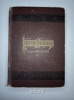 Autobiography of Lydia Sexton 1799 1872. RARE Antique Methodist Church Book