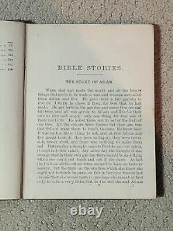 BIBLE STORIES-In Words Of One Syllable-Antique-1900-RAREHardcover