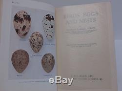 BIRD EGGS & NESTS 8 Color Plates ANTIQUE PRIZE BINDING Ornithology WATCHING Rare