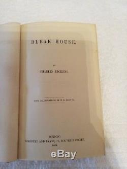 Bleak House, Charles Dicken, Rare Antique Book